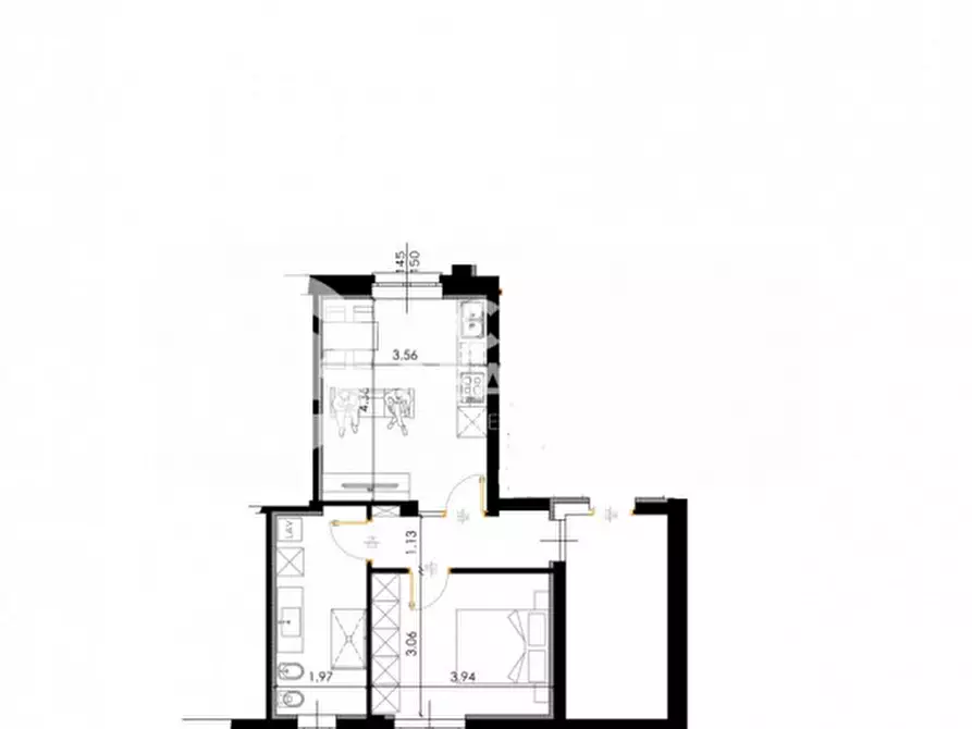 Immagine 2 di Appartamento in vendita  in via sampietro a Saronno