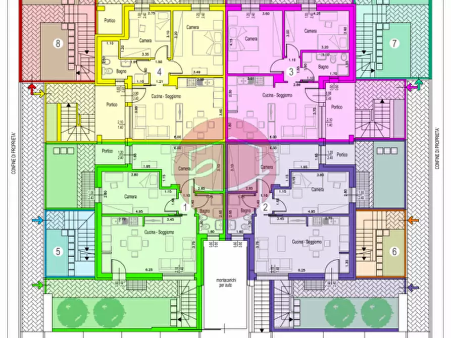 Immagine 7 di Appartamento in vendita  a Savignano Sul Rubicone