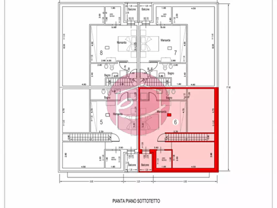 Immagine 24 di Appartamento in vendita  a Savignano Sul Rubicone