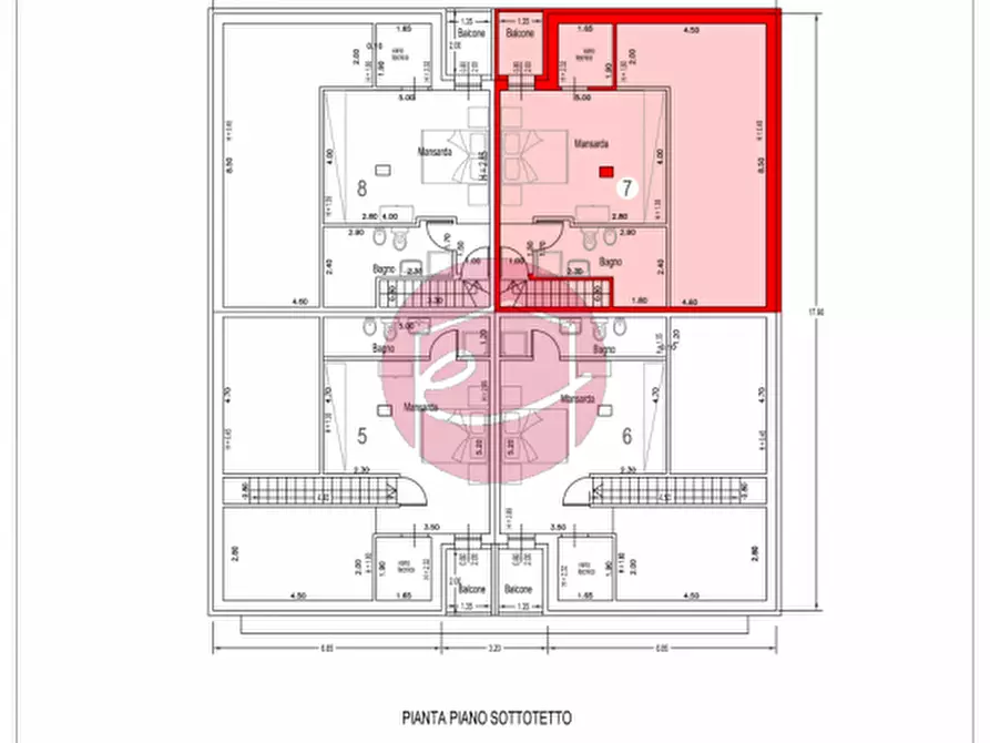 Immagine 28 di Appartamento in vendita  a Savignano Sul Rubicone
