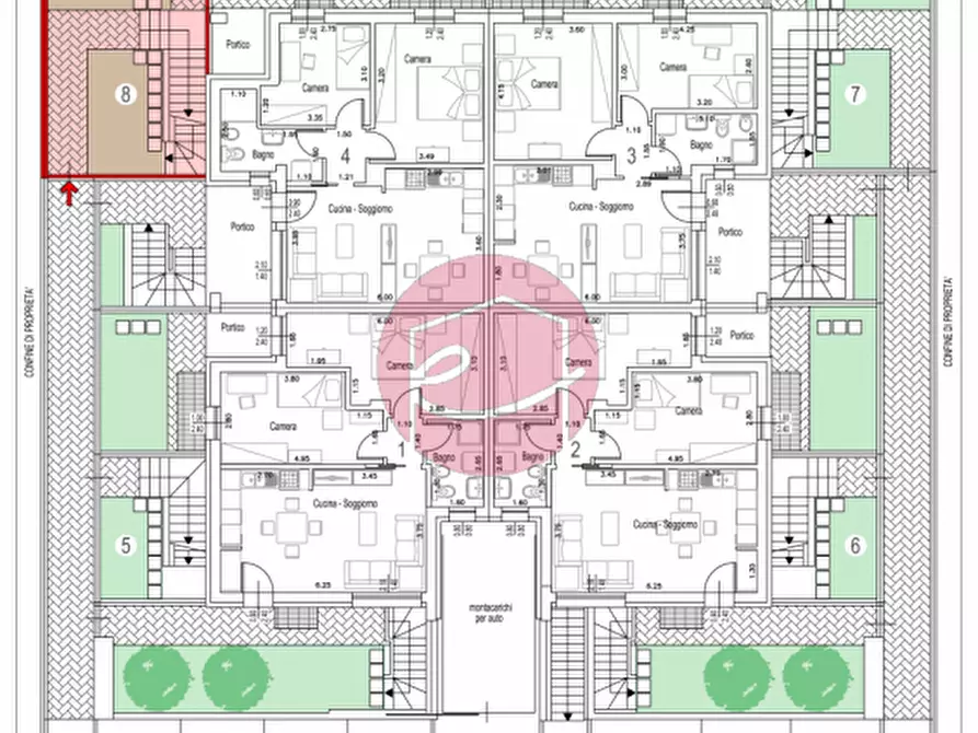 Immagine 30 di Appartamento in vendita  a Savignano Sul Rubicone