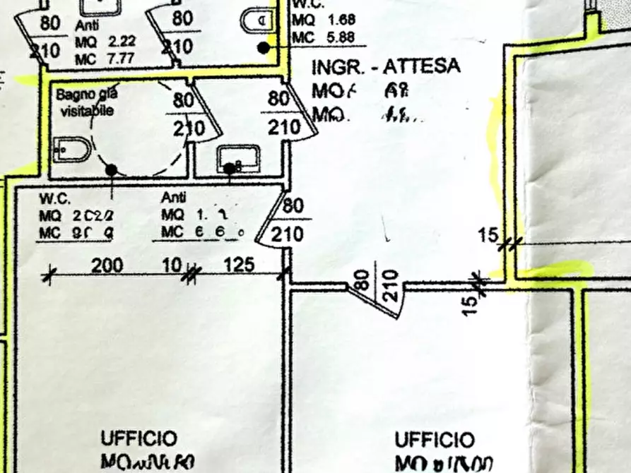 Immagine 19 di Ufficio in vendita  in Via Vigonovese a Padova