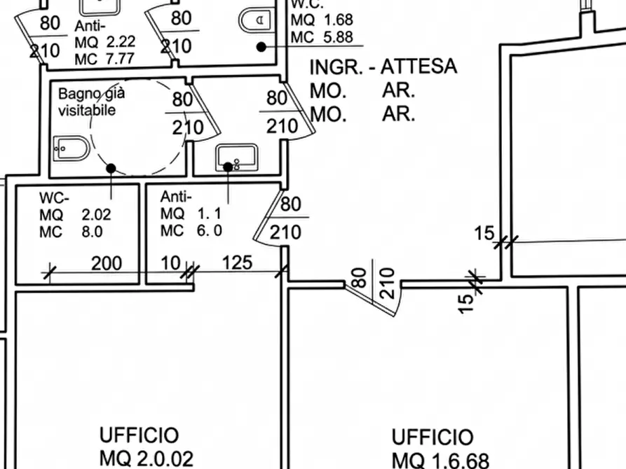 Immagine 14 di Ufficio in vendita  in Via Vigonovese a Padova