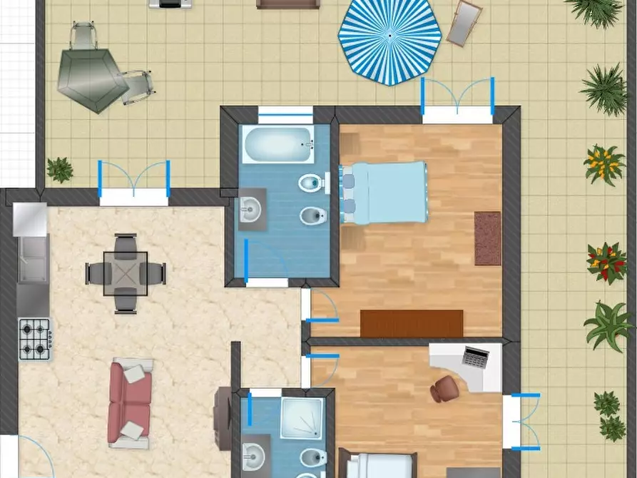 Immagine 24 di Appartamento in vendita  a Corciano