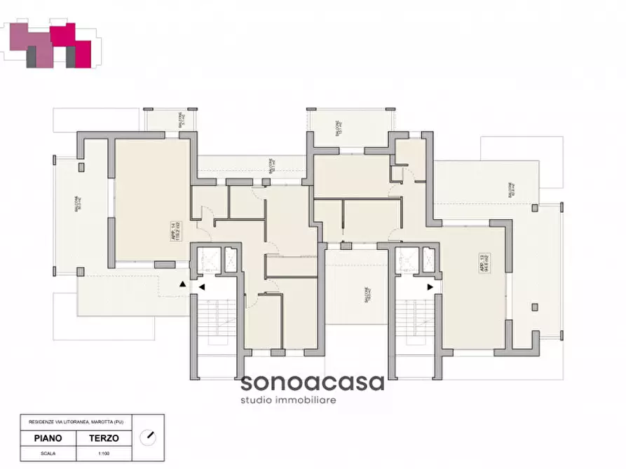 Immagine 8 di Appartamento in vendita  in via Litoranea, 186 a Mondolfo