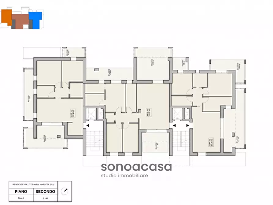 Immagine 13 di Appartamento in vendita  in via Litoranea, 186 a Mondolfo
