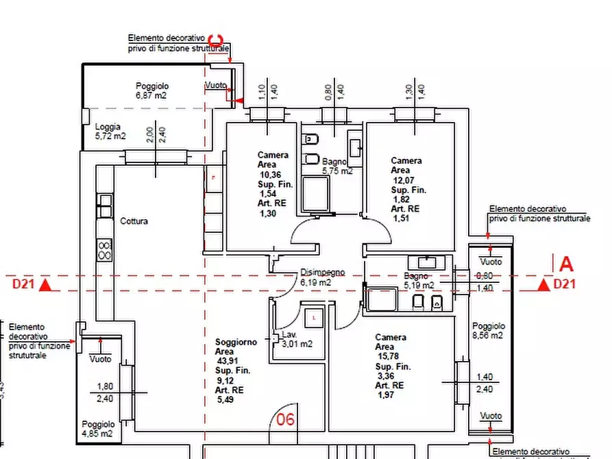 Immagine 26 di Appartamento in vendita  in VIA PALLADIO a Preganziol