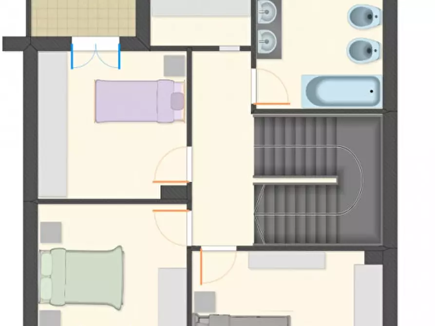 Immagine 52 di Villetta a schiera in vendita  in Via Croce di Vedrana a Budrio