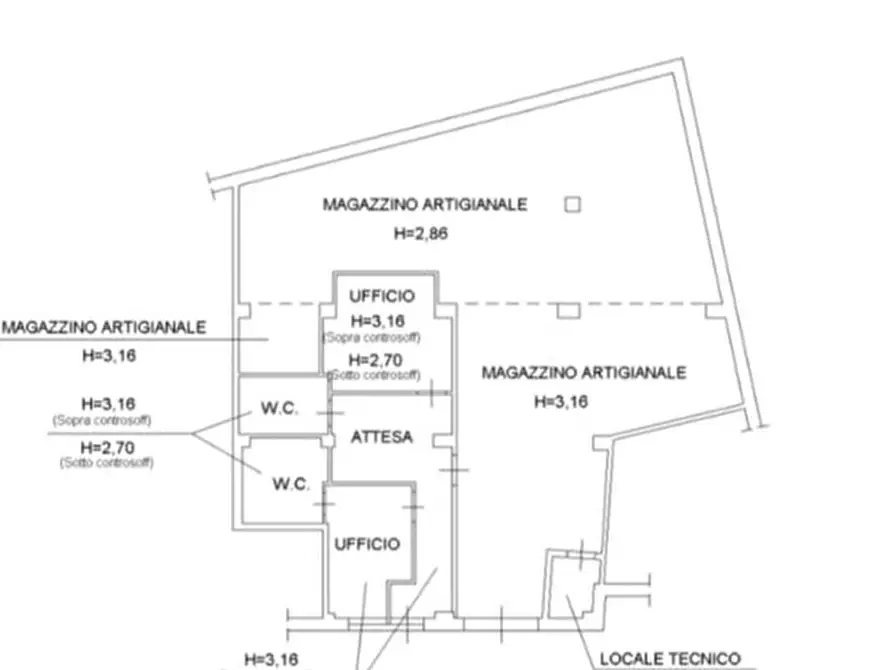 Immagine 8 di Magazzino in vendita  in Via DELLE TAVERNELLE ANCONA a Ancona