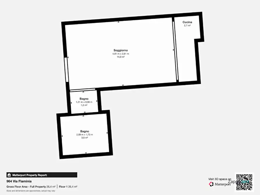 Immagine 26 di Appartamento in affitto  in Via Flaminia a Roma