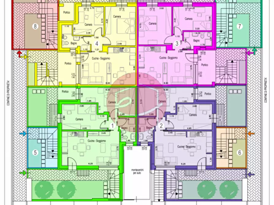 Immagine 7 di Appartamento in vendita  a Savignano Sul Rubicone