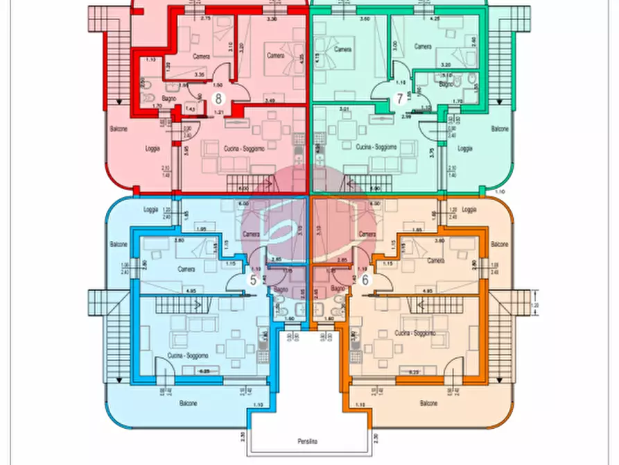 Immagine 8 di Appartamento in vendita  a Savignano Sul Rubicone