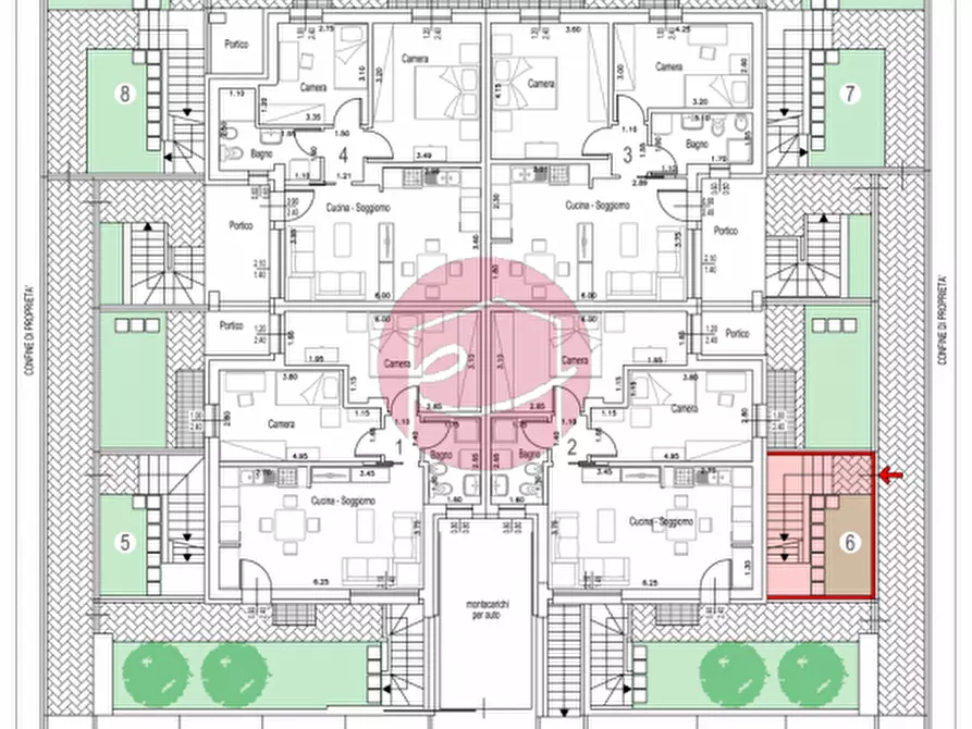 Immagine 22 di Appartamento in vendita  a Savignano Sul Rubicone