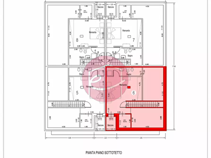 Immagine 24 di Appartamento in vendita  a Savignano Sul Rubicone