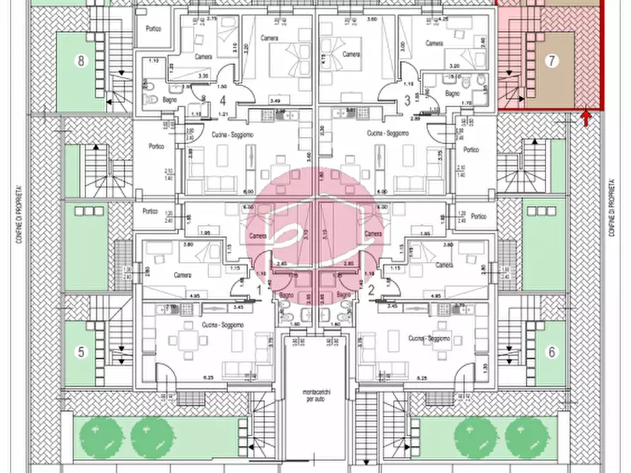 Immagine 26 di Appartamento in vendita  a Savignano Sul Rubicone