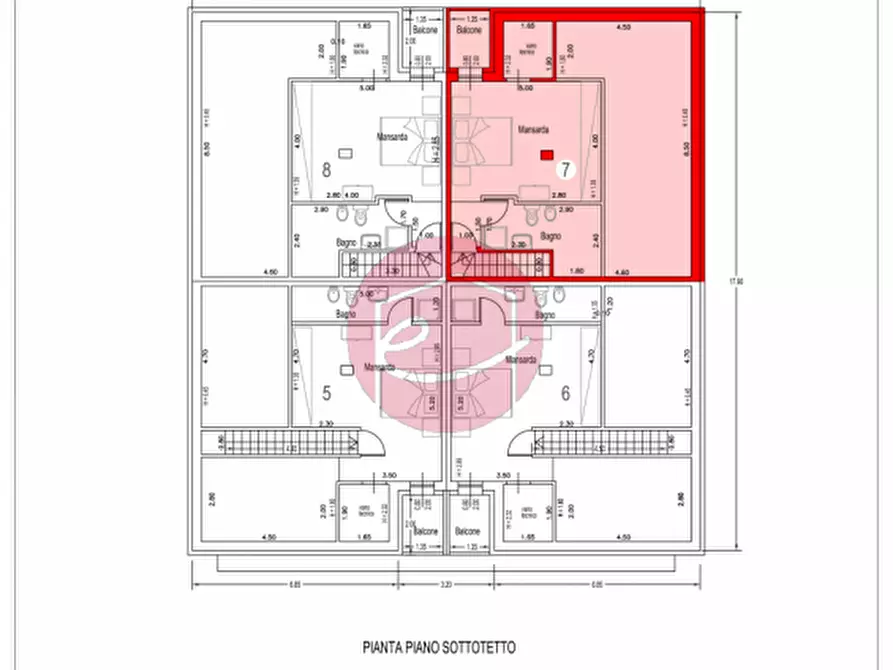 Immagine 28 di Appartamento in vendita  a Savignano Sul Rubicone