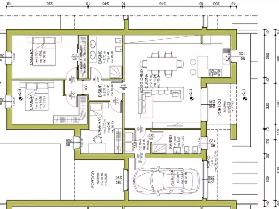 Immagine 3 di Villetta a schiera in vendita  in Via Pelosa a Borgoricco