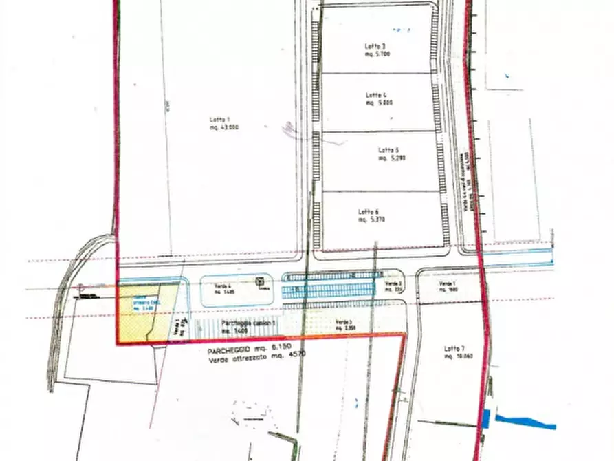 Immagine 2 di Terreno in vendita  in FOSSO' (VE) zona industriale a Fosso'
