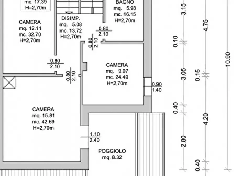 Immagine 21 di Casa trifamiliare in vendita  in CASONE - LEGNARO RIF 1377 a Legnaro