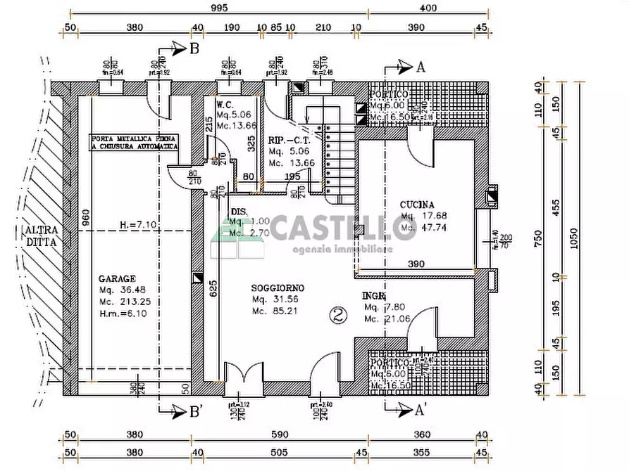Immagine 53 di Casa bifamiliare in vendita  in Via Caltana 292 a Campodarsego