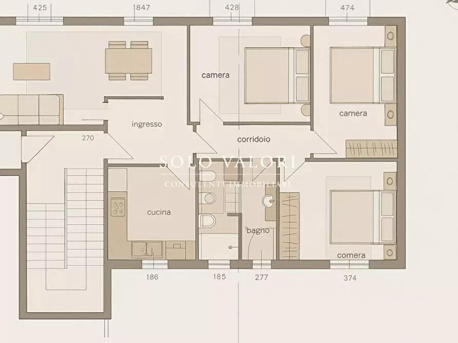 Immagine 13 di Appartamento in vendita  in Piazza Trieste a Jesolo