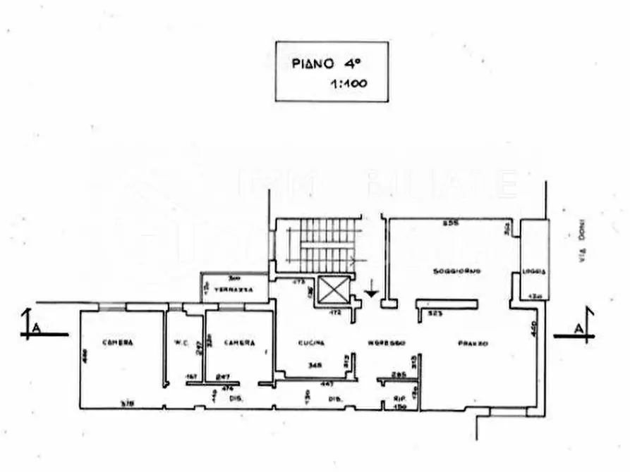 Immagine 31 di Appartamento in vendita  in via Doni 39 a Firenze