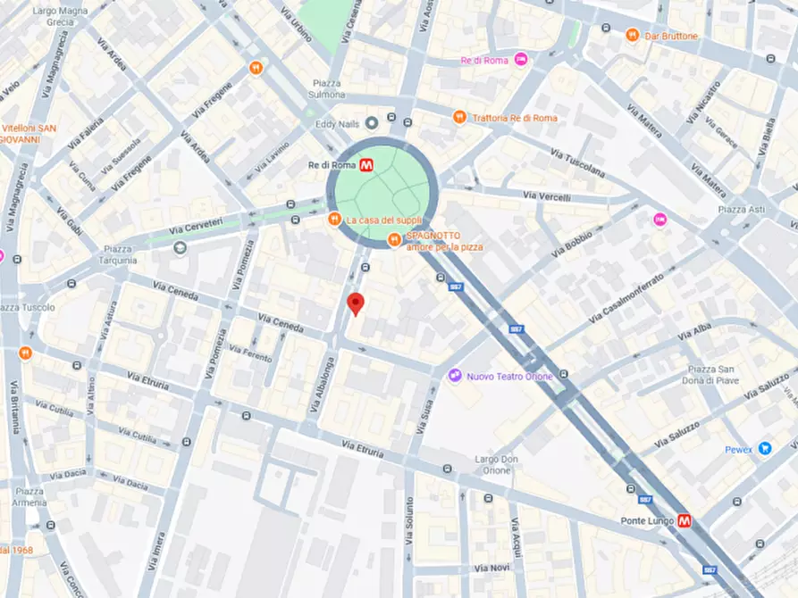 Immagine 11 di Appartamento in vendita  in Via Albalonga a Roma