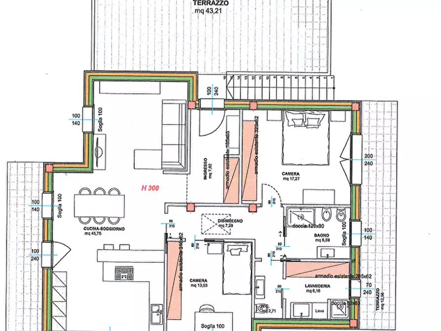 Immagine 13 di Casa bifamiliare in vendita  in Via Giovanni Chiarini a Vicenza
