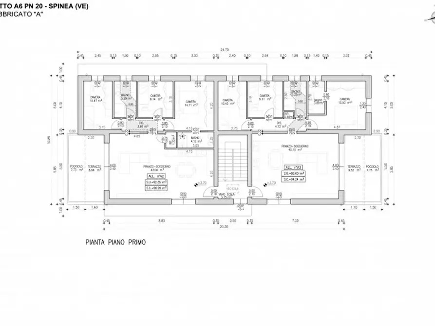 Immagine 10 di Appartamento in vendita  in Via John Fitzgerald Kennedy a Spinea