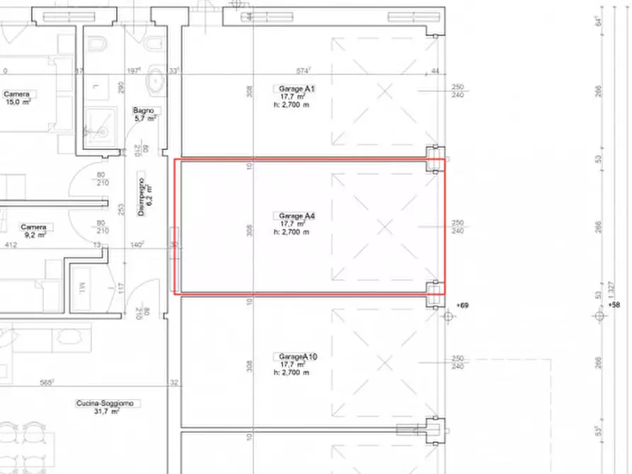 Immagine 13 di Appartamento in vendita  in Via Nascimben a Treviso