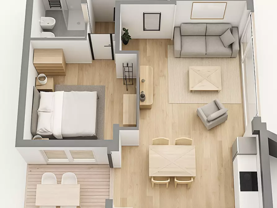 Immagine 12 di Appartamento in vendita  in Via Vicenza 38 a Padova