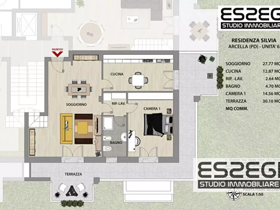 Immagine 21 di Appartamento in vendita  in tiziano vecellio a Padova