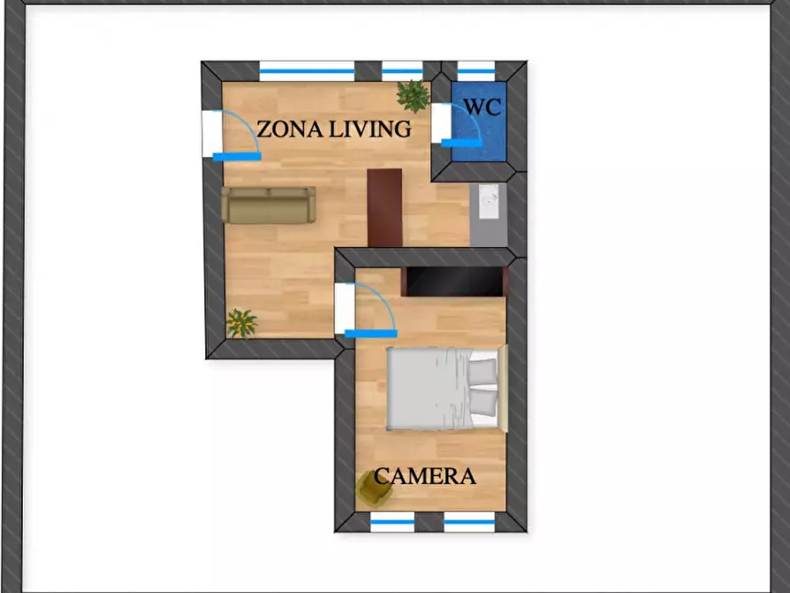 Immagine 11 di Appartamento in vendita  in schio a Schio