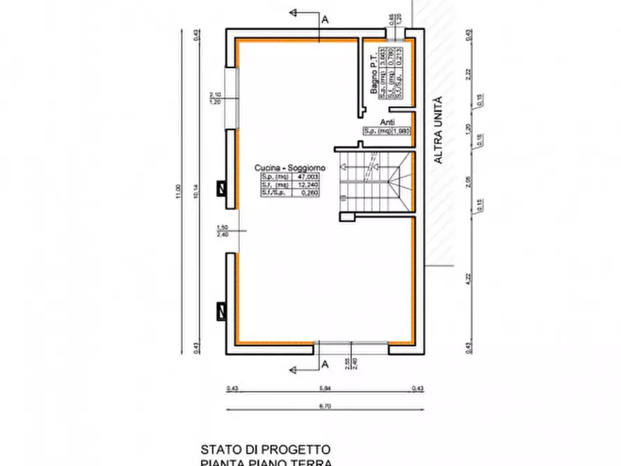 Immagine 2 di Villetta a schiera in vendita  in via guardi a Asolo