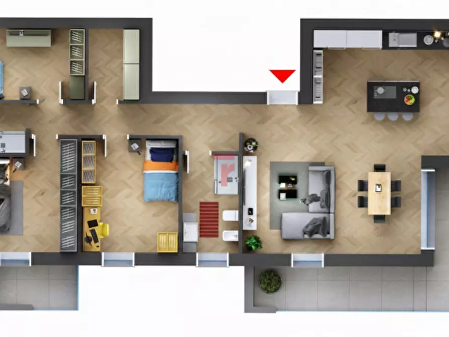 Immagine 6 di Appartamento in vendita  a Albignasego