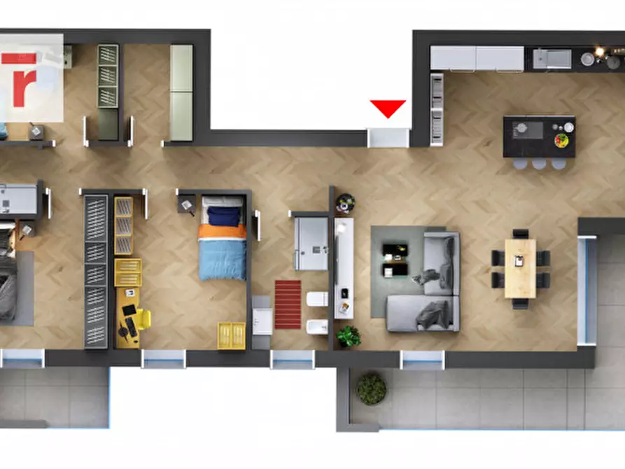 Immagine 7 di Appartamento in vendita  a Albignasego