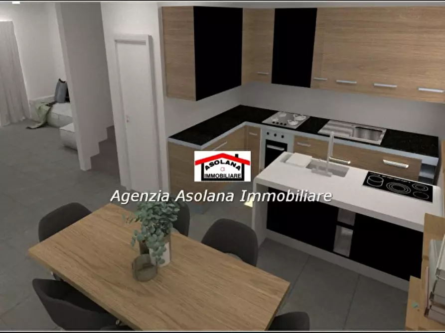 Immagine 17 di Villetta a schiera in vendita  in via lotti a Asolo