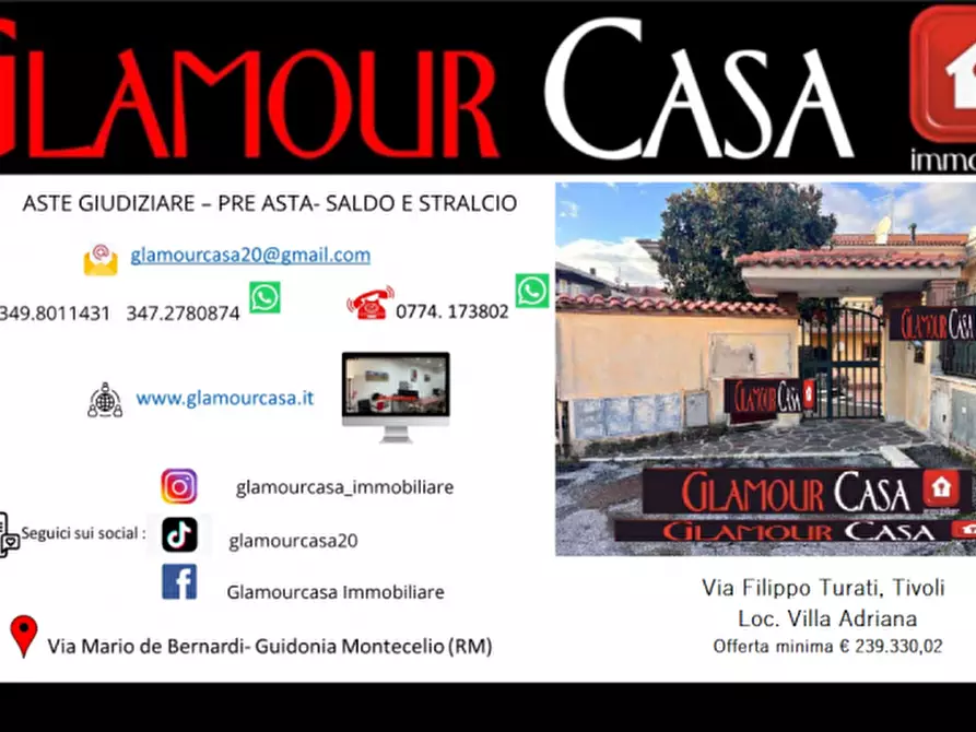 Immagine 1 di Villetta a schiera in vendita  in Via Filippo Turati a Tivoli