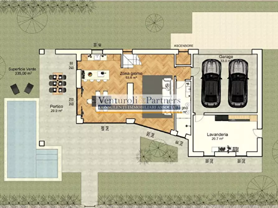 Immagine 7 di Villa in vendita  in Via Trevisago a Soiano Del Lago