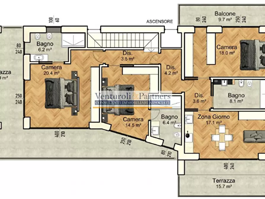 Immagine 8 di Villa in vendita  in Via Trevisago a Soiano Del Lago