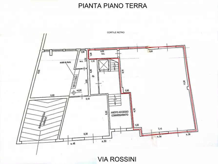 Immagine 8 di Ufficio in affitto  in via rossini, 54 a Andria