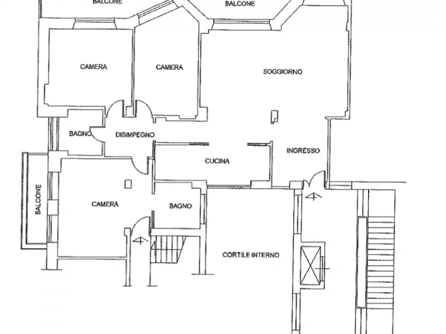 Immagine 25 di Appartamento in vendita  in Via Francesco Saverio Nitti a Roma