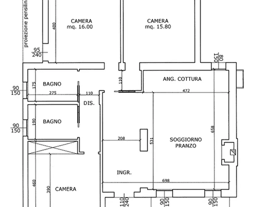Immagine 2 di Appartamento in vendita  in Via Nazioni Unite a Abano Terme