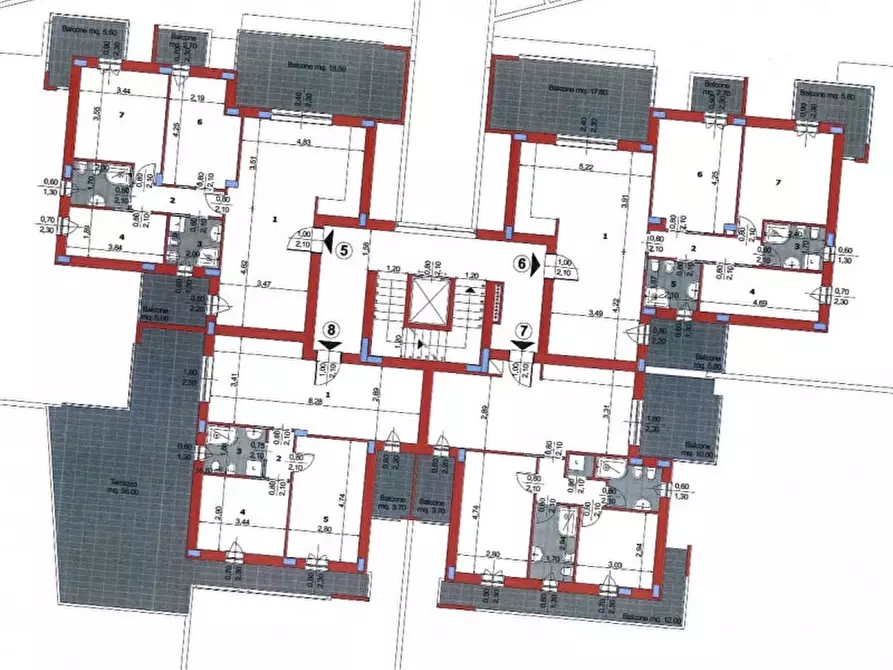 Immagine 5 di Appartamento in vendita  in Strada del Camposanto vecchio a Senigallia