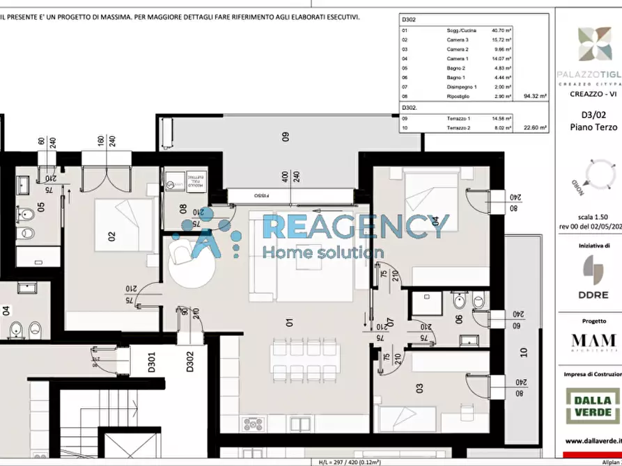 Immagine 26 di Appartamento in vendita  in Via Palladio a Creazzo