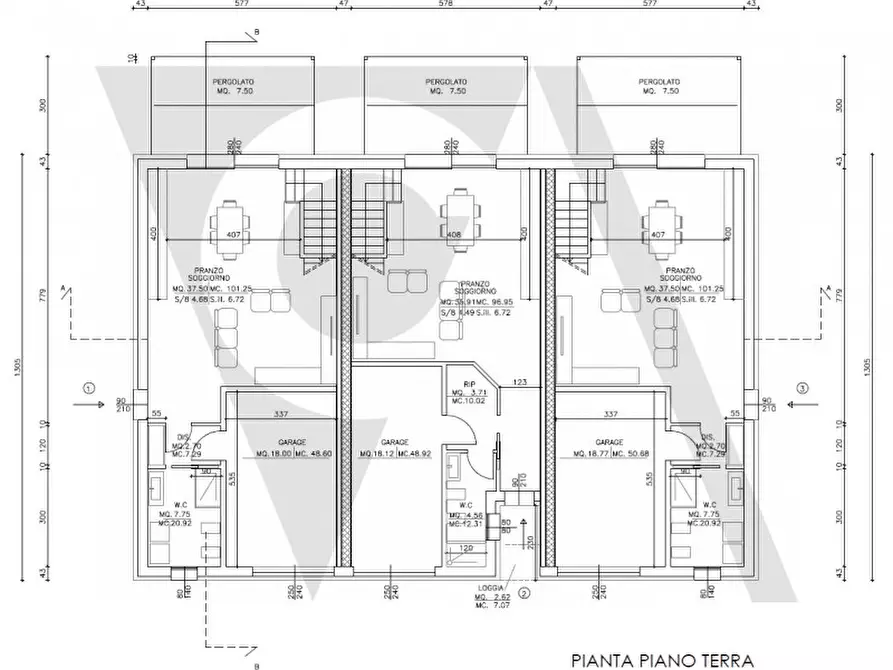 Immagine 21 di Casa trifamiliare in vendita  a Legnaro
