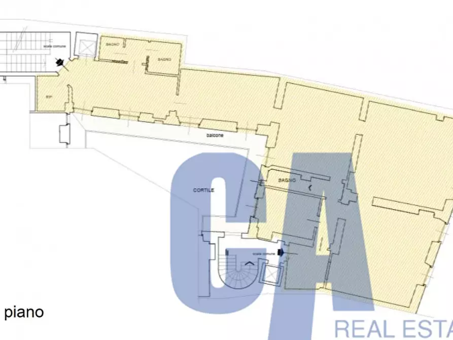 Immagine 9 di Ufficio in affitto  in VIA CAPPUCCIO a Milano