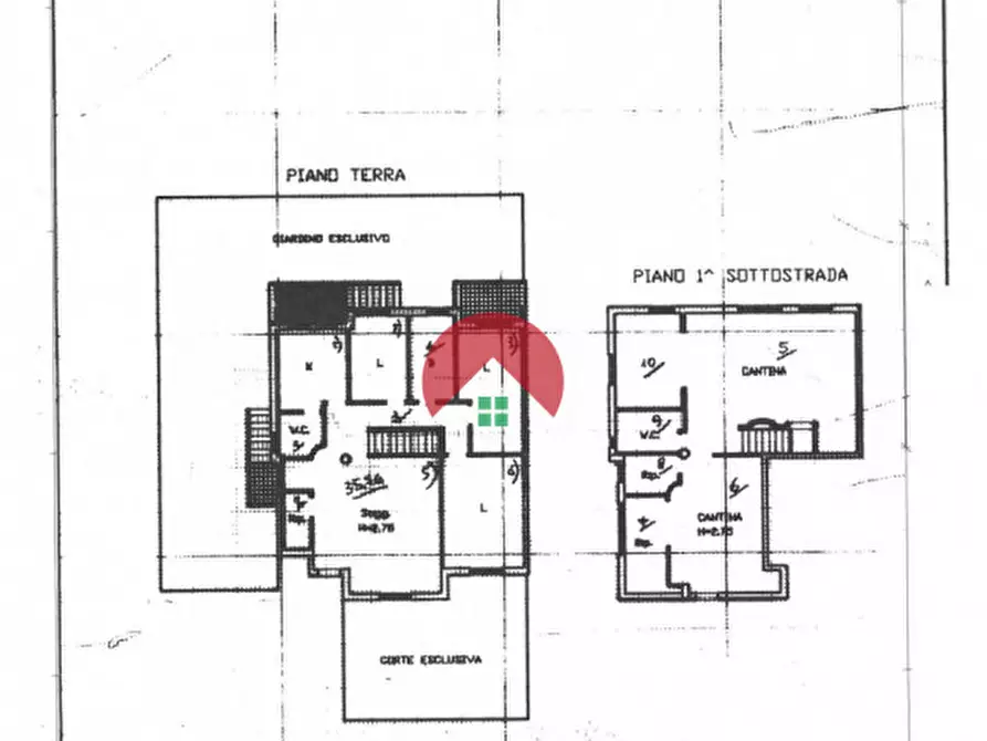 Immagine 42 di Villetta a schiera in vendita  a Matera