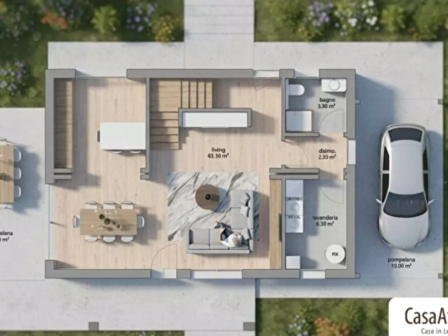 Immagine 6 di Villa in vendita  in Via La Spezia a Parma