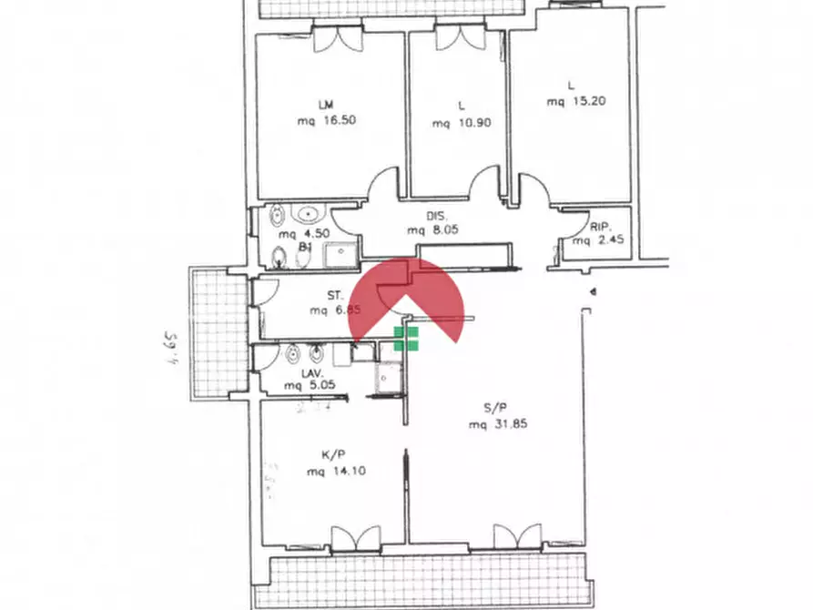 Immagine 40 di Appartamento in vendita  a Matera